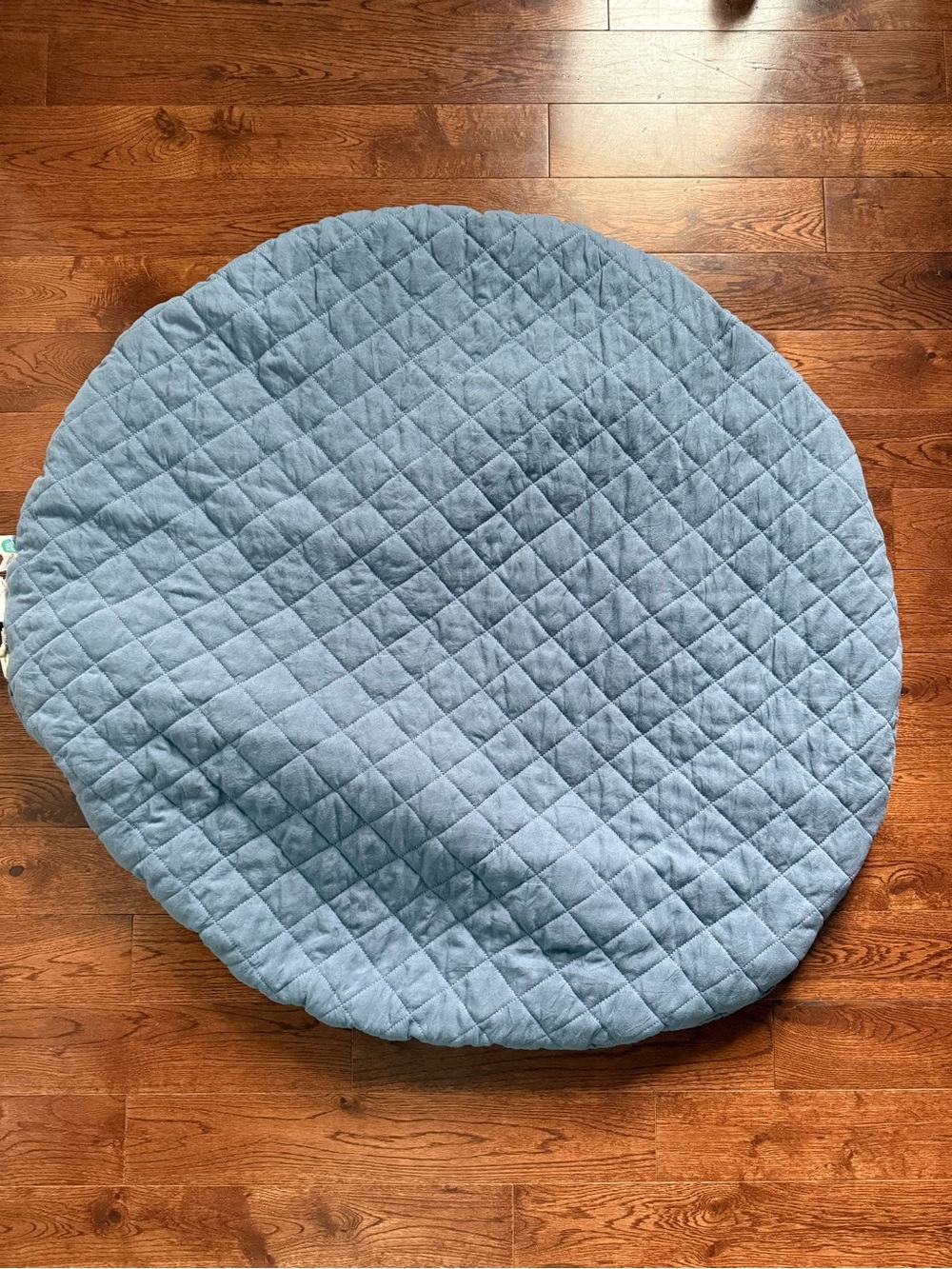 Round Quilted baby play Cushion